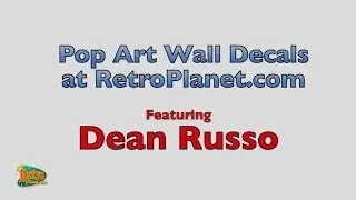 Decorate with Dean Russo Pop Art Wall Decals from RetroPlanet.com