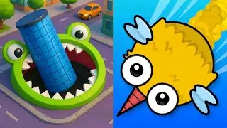 Hole.io vs Mosquito.io Satisfying ASMR Gameplay (Android,ios) (New Update)