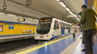 INSIDE 🚇 Metro de Madrid (Viaje desde PROSPERIDAD estaciones) - Madrid SUBWAY (Espa&ntilde;a, Spain)