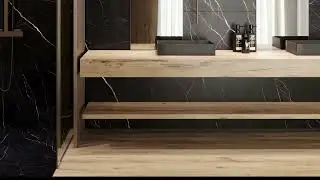 Large Format Wood-Grain Sintered Slab| Luxury Meets Nature