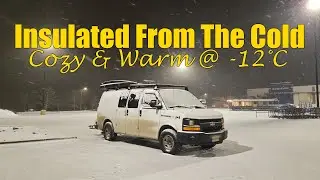 Winter Road Trip Detour & Testing My Van Build&rsquo;s Insulation in Freezing Weather