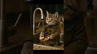 A mini cat has a big dog #youtubeshorts #shortvideo #cat #dog #fyp