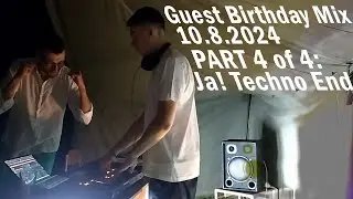 JA! Rough Techno closing set | Guest Birthday DJ Set 10.8.2024