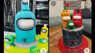 🎂🍰ТОП Лучшие Торты Among Us Cake ☕Дизайны Амонг ас