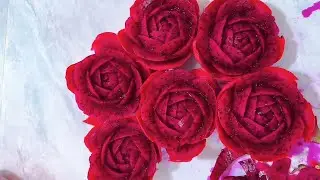 Amazing cutting of dragon fruit into beautiful flower|professional cutting skills 