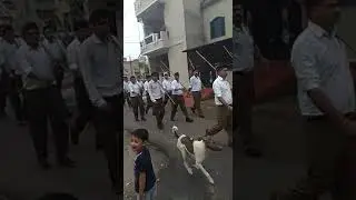 RSS Path Sanchalan in B-Block, Pratapnagar, Udaipur
