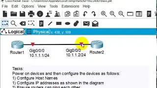 Basic Cisco Configuration Lab #3 No Shutdown Interfaces