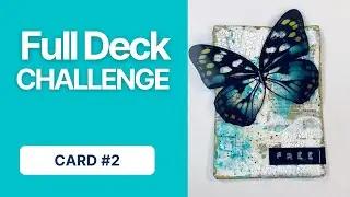 Full Deck Challenge Friday - Prompt 2 @ShanoukiArt #mixedmedia