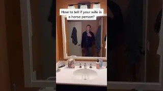 HOW TO TELL if your wife is a horse person 🐴 #horsesandhumor #horse #equestrian
