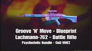 Groove 'N' Move Blueprint - Lachmann-762 Battle Rifle - (Psychedelic Bundle) - CoD MW2 Item Shop