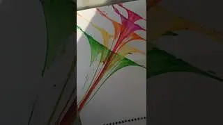 thread painting for kids # art # drawing # shorts # 💫✨🥰🤗😊💫🫶💖