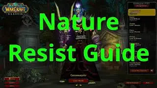 Nature Resist Clothy Guide - Wow Classic AQ Opening