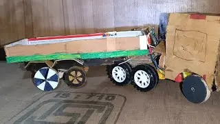 trailer kese banaye|| How to make a remote control trailer kese banaye||