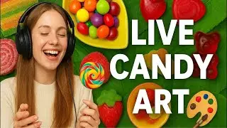 🔥 Kinder Eggs & Candy ASMR Live + Insane Leaf Tray Sweet Art! 🍬🍫🥚