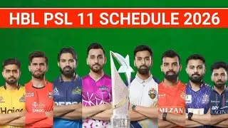 🏏🔥 Pakistan Super League (PSL 11) 2026 &ndash; Full Schedule, Start Date & Match Details #psl 