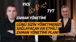 Zamanı Y&ouml;netemiyorum Diyenler! EN ETKİLİ ZAMAN Y&Ouml;NETİMİ PLANI #yks #yks2025 #tyt #ayt #sınav #deneme