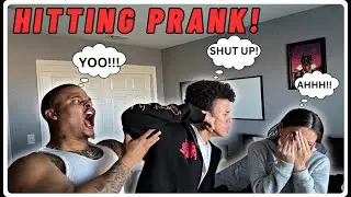LITTLE BROTHER HITTING OLDER BROTHERS GIRLFRIEND PRANK! *VLOGMAS DAY 24*