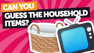 Can You Guess The HOUSEHOLD ITEMS using Emojis? Guess the Emoji Trivia Party Game