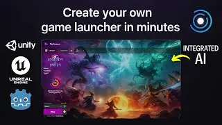 Game Launcher Cloud - CREATE YOUR CUSTOM GAME LAUNCHER FOR UNITY, UNREAL ENGINE, GODOT...