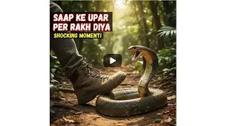 Saap ke upar per rakh diya 😮😮🫩    #vlog #travel #hodophile #nature #jungle 
