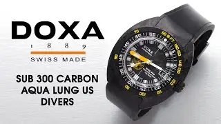DOXA Sub 300 Carbon Aqua Lung US Divers Hands On Watch Review