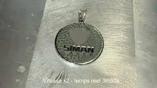 Siman Fiber laser JPT MOPA M7 30w Engraving colours on stainless steel #fiberlaser #laserfiber