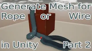 Create Rope/Wire in Unity Part 2, Tutorial - From game idea to Steam - ep13