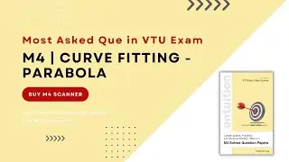 10 Find Best Fitting Parabola | Module 4 - 18MAT41
