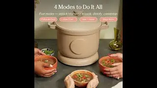 Amazon.com Our Place Dream Cooker  6 quart Multicooker  4 Versatile Modes  Pressure Cook Slow Cook