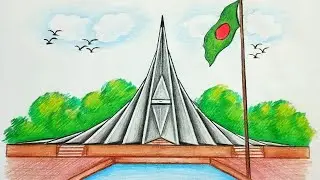 Independence day drawing of Bangladesh easy । 26 March drawing ।
