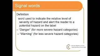 Globally Harmonized system of Classification and Labelling of Chemicals