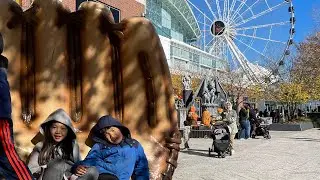 In #Chicago-Connect pace bus to CTA #midwayairport ,and walk alllll the way to #navypier