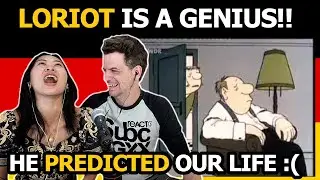 Married Couple Reacts to LORIOT - I just want to sit here (Ich will hier nur sitzen) | German Satire