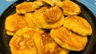 JUICY APPLE PANCAKES IN 5 MINUTES!THE FASTEST BREAKFAST RECIPE!/@SonyKaKitchen-i7h