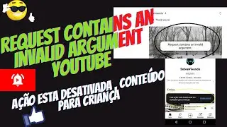 PROBLEMA COM NOTIFICA&Ccedil;&Otilde;ES Request contains an invalid argument RESOLVIDO