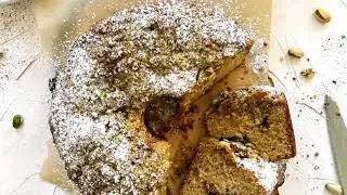 Spiced Pistachio Coffee Cake