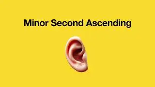 Ear training | Minor Second Interval Ascending