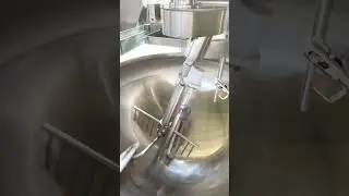 Remote control gas cooking mixer kettle machine with flame controller #cookingmixer #cookingmachine