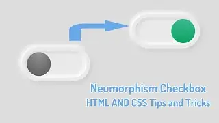 Neumorphism Checkbox with HTML & CSS | HTML AND CSS tips and tricks