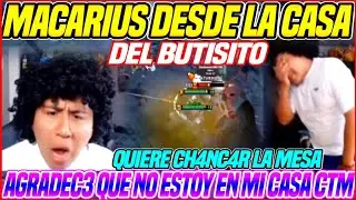 😡MACARIUS EXPLOTA😡DESDE LA CASA DEL BUTI😱QUIERE CHANC4R LA MESA🤣AGRADEX3 QUE NO ESIY EN MI CASA😳DOTA