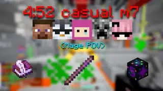 4:52 M7 Казуальный, честный маг, вид от первого лица | Hypixel Skyblock