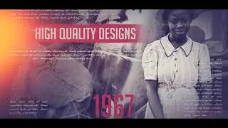 The Cinematic History Slideshow-After Effects Template Videohive