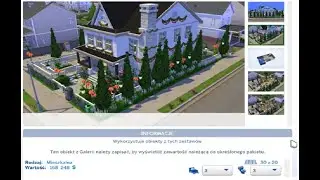 the sims 4, Fruzia Ekolożka i jej dom na święta,speed build