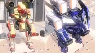 War Robots [WR] Dash robots in hanger