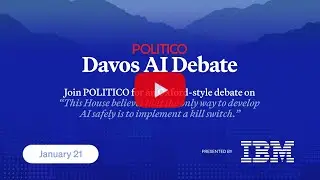 Davos 2025 - Oxford-style AI Debate | POLITICO