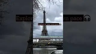 Explore Paris your way with self-guided audio tours 🎧No tour groups. No stress.