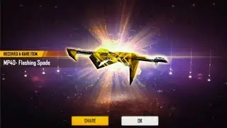 I Got New Poker Mp40 Flashing Spade | #Shorts - Garena Free Fire