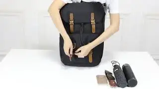 Vaschy School Backpack for Men and Women Casual Travel Backpack Camping Rucksack Bookbag wit Reviews