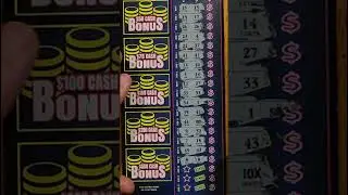NICE WIN from 10X! 💰 Cash Bonus Scratch Off Lottery Ticket! 🔥 #lottery #winner