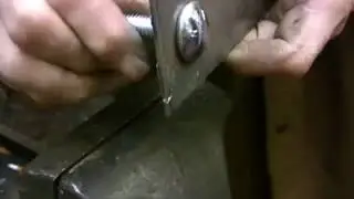 Blacksmithing for Beginners - Cutting a square hole in sheet metal